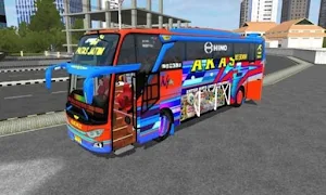 Mod Bussid Tunggal Jaya Strobo Screenshot 3