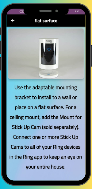 Ring Stick camera guide Screenshot 1