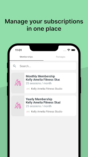 Kelly Amelia Fitness Studio Screenshot 3