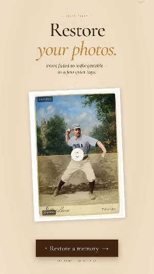 Revivio: AI Photo Restorer Screenshot 0