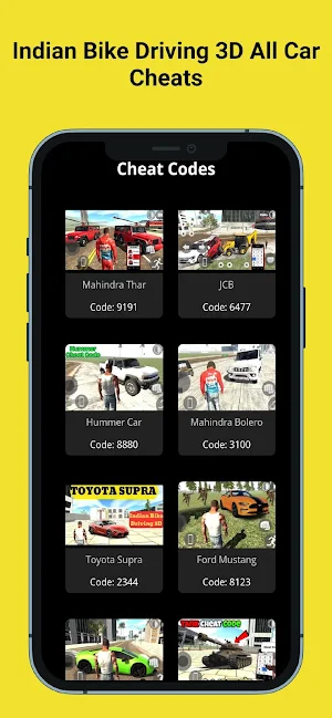 Indian bike driving cheat code Screenshot 2