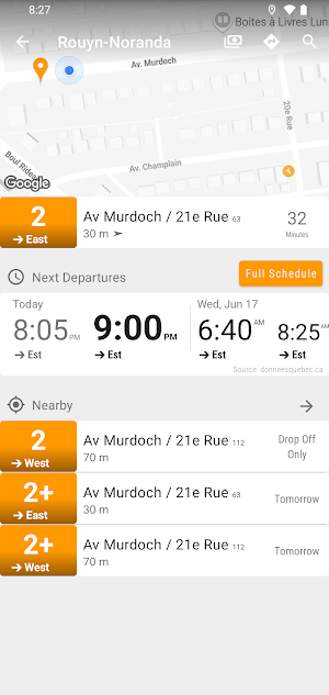 Rouyn-Noranda Bus - MonTransit Screenshot 1