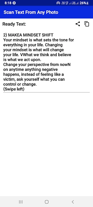 Scan Text from Any photo Screenshot 1