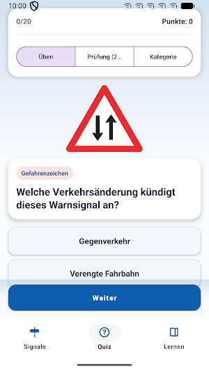 Verkehrsschilder Schweiz Screenshot 2