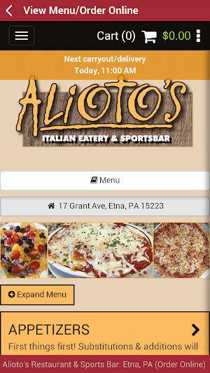 Alioto Restaurant & Sports Bar Screenshot 3