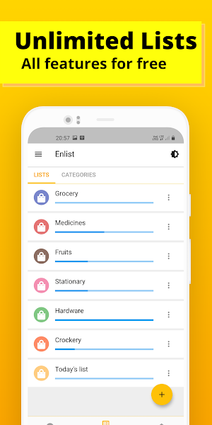 Enlist - Grocery Shopping List Screenshot 3