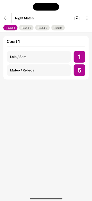 Tiebreak – Easy Padel Matches Screenshot 2