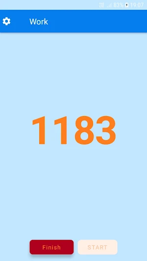 Pomodoro technique timer Screenshot 2