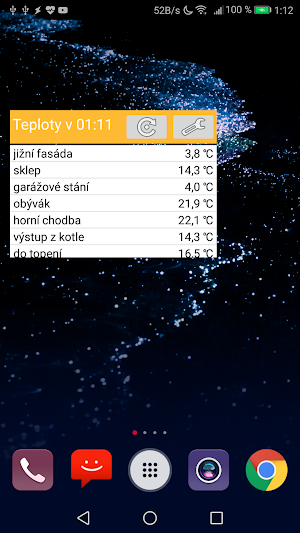 WiFi Thermometer Screenshot 2