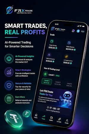 FrxTrade: Trade & Earn Screenshot 1