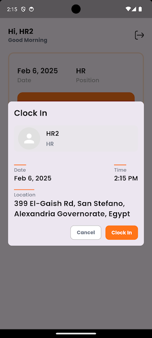 Attendance hr Screenshot 2