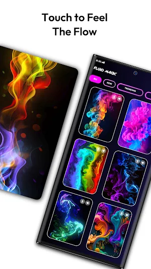 Magic Fluid Simulation LWP App Screenshot 3