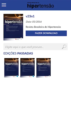 Revista Brasileira de Hiperten Screenshot 1