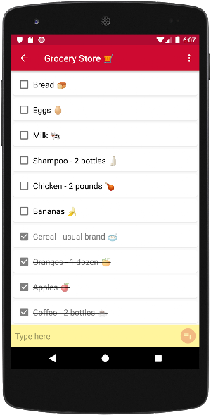Shopping List - Simple & Easy Screenshot 1