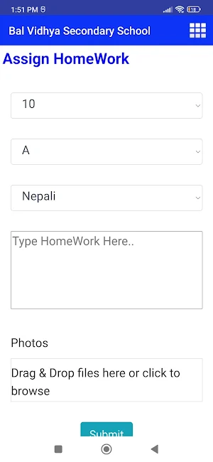 Bal Vidhya Secondary School Screenshot 0