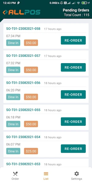 ALLPOS Cloud - Captain App Screenshot 2