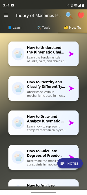 Theory of Machines Pro Screenshot 2