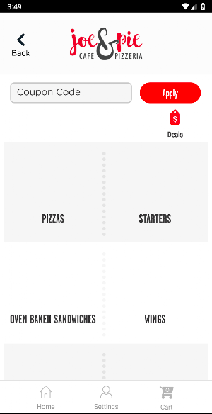 Joe & Pie Cafe and Pizzeria Screenshot 2