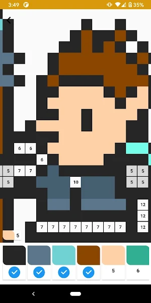 RPG.pix : Color By Number pixel art for RPG Screenshot 2