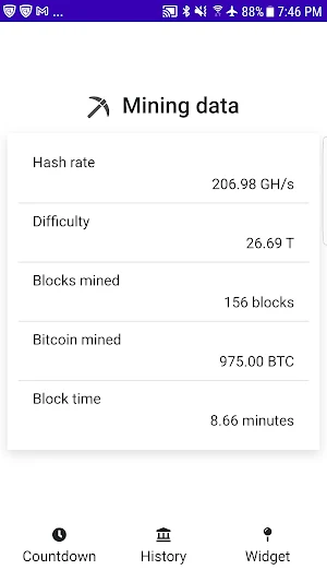 Bitcoin Halving Countdown Screenshot 1