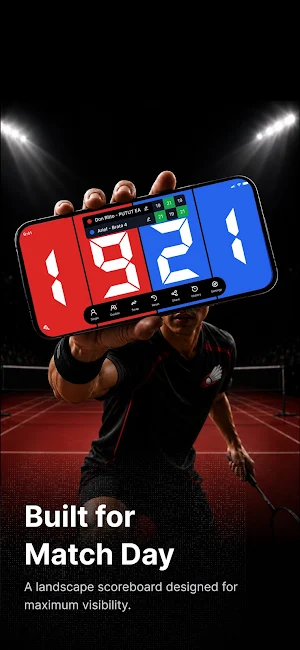 ShuttleX: Badminton Scoreboard Screenshot 0
