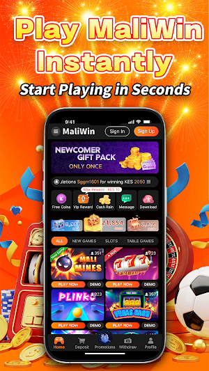 Maliwin Web: Online Casino Screenshot 0