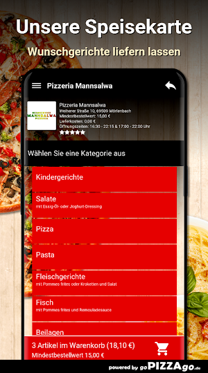 Pizzeria Mannsalwa Mörlenbach Screenshot 3