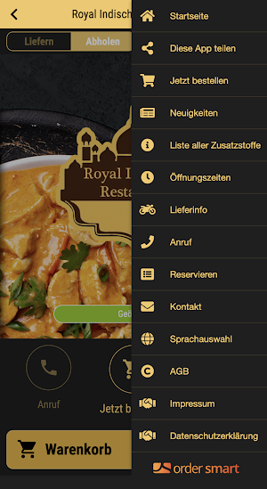 Royal Indisches Restaurant Screenshot 2