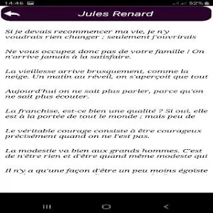 Citations de Jules Renard Screenshot 1