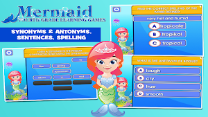 Mermaid's Fourth Grade Games Screenshot 2