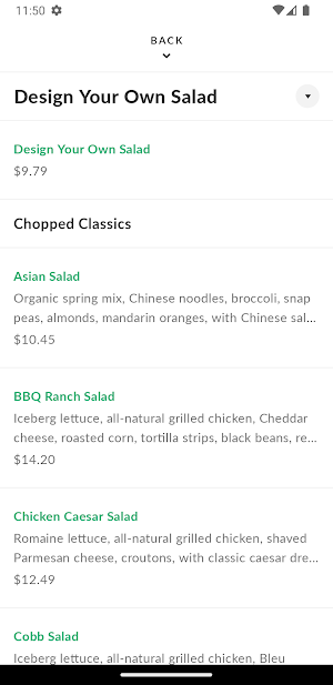 Choice Greens Screenshot 2