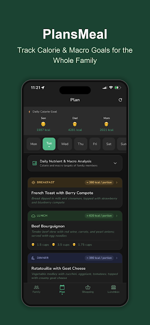 PlansMeal Screenshot 0