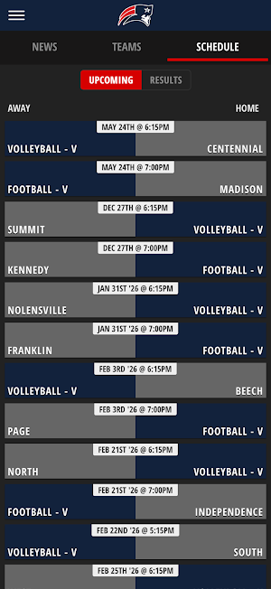 Homewood Athletics Screenshot 2
