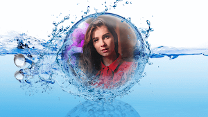Water Photo Frame Editor Screenshot 2