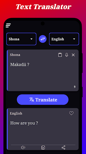 Shona Translator Screenshot 2
