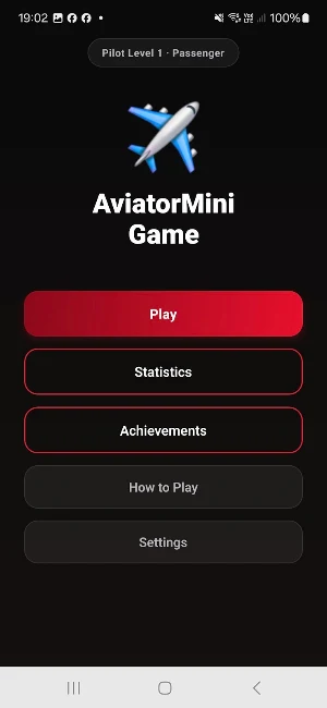 Aviator Betway Mini Games Screenshot 0