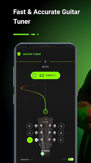 Guitar Tuner, Ukulele Bass: GuitarTunio Screenshot 0