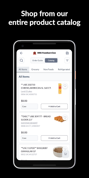 RRS Foodservice Screenshot 2