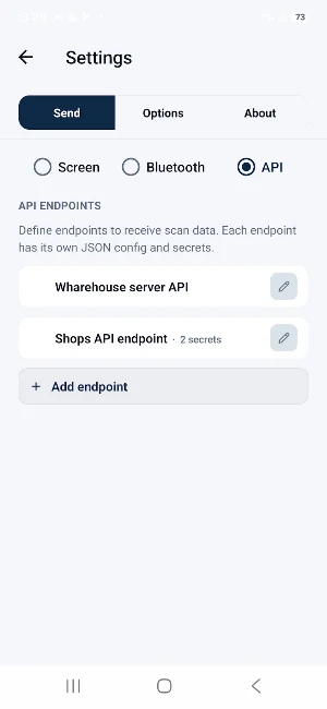 eScanner: QR & Barcode Scanner Screenshot 2