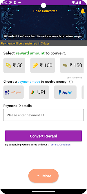 Prize Converter: Reward Redeem Screenshot 2