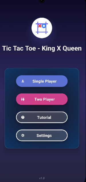 Tic Tac Toe - King X Queen Screenshot 0