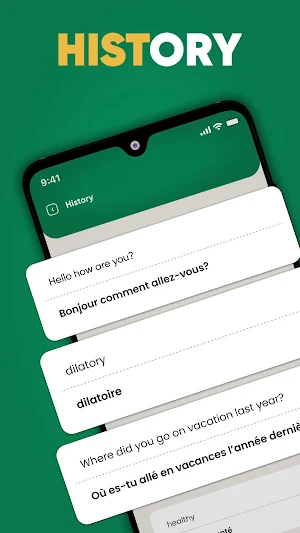 French to English Translator Screenshot 2