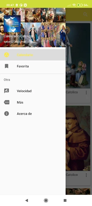 Calendario Litúrgico Católico Tradicional 2021 Screenshot 2