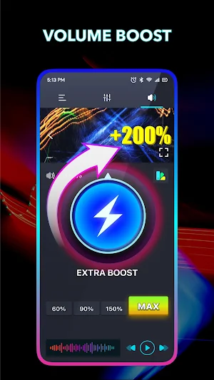 Max Volume Booster & Equalizer Screenshot 1