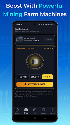 BTCHash - Cloud Mining Hub Screenshot 2