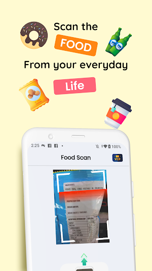 Healthy food scanner cosmetic Screenshot 1