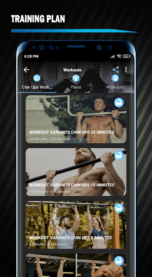 Chin Ups Workout Biceps PRO Screenshot 3