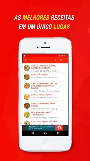 Receitas de Arroz Temperado Screenshot 2
