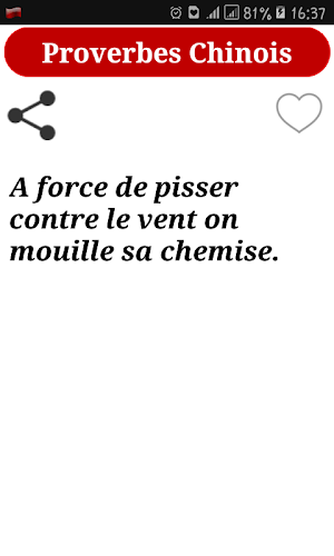 Proverbes Chinois Screenshot 3