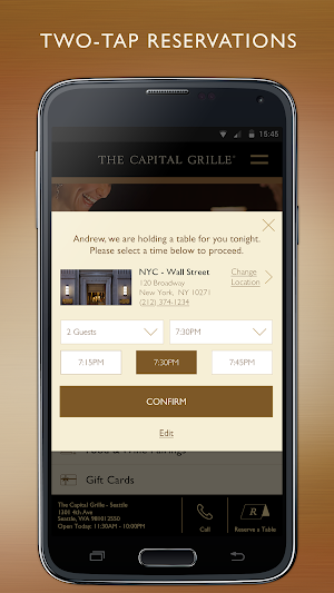 The Capital Grille Concierge Screenshot 1